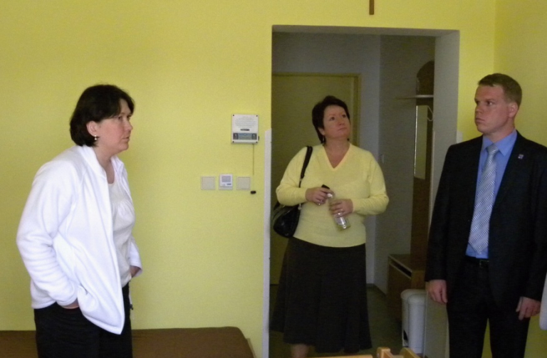 Radní LK Pavel Petráček navštívil Hospic Anežky České v Červeném Kostelci 